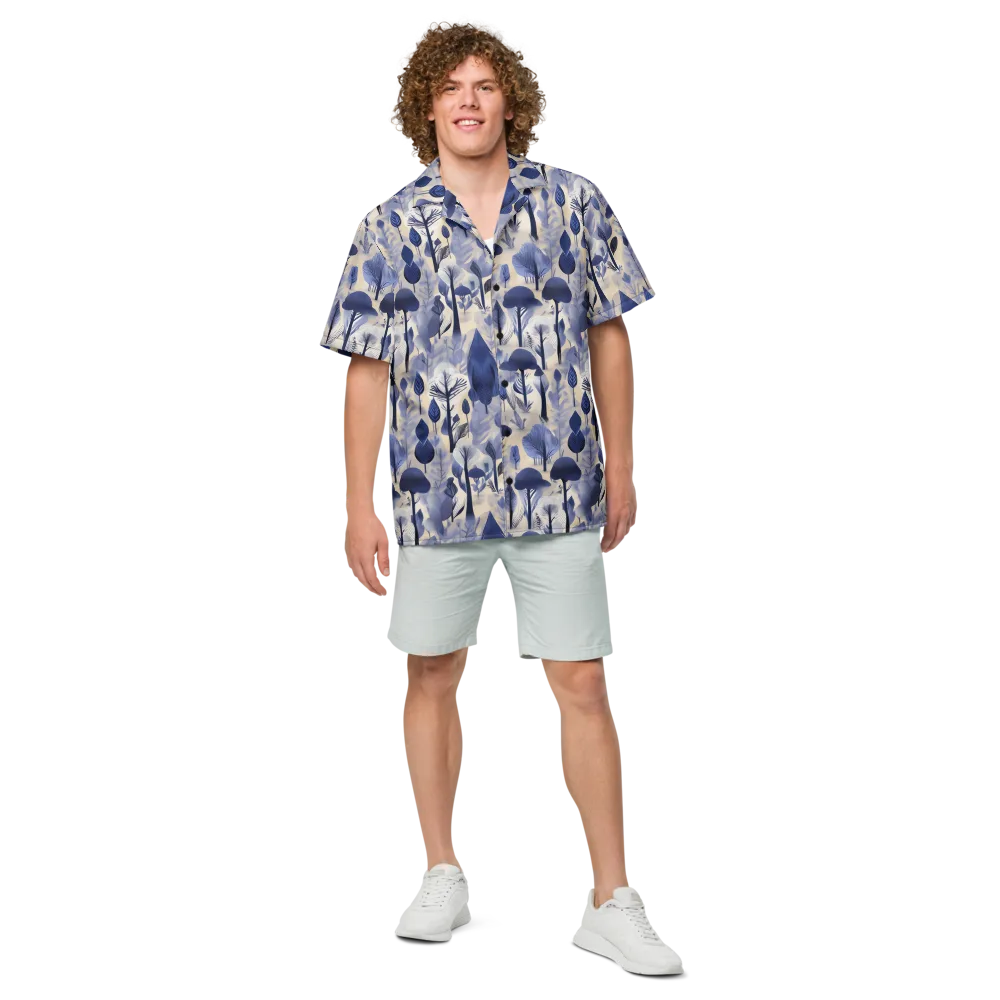 Bluewood Reverie on Button Shirt — Front