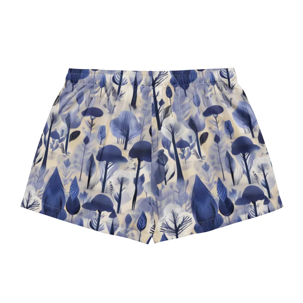 Bluewood Reverie on Women's Pajama Shorts — Back