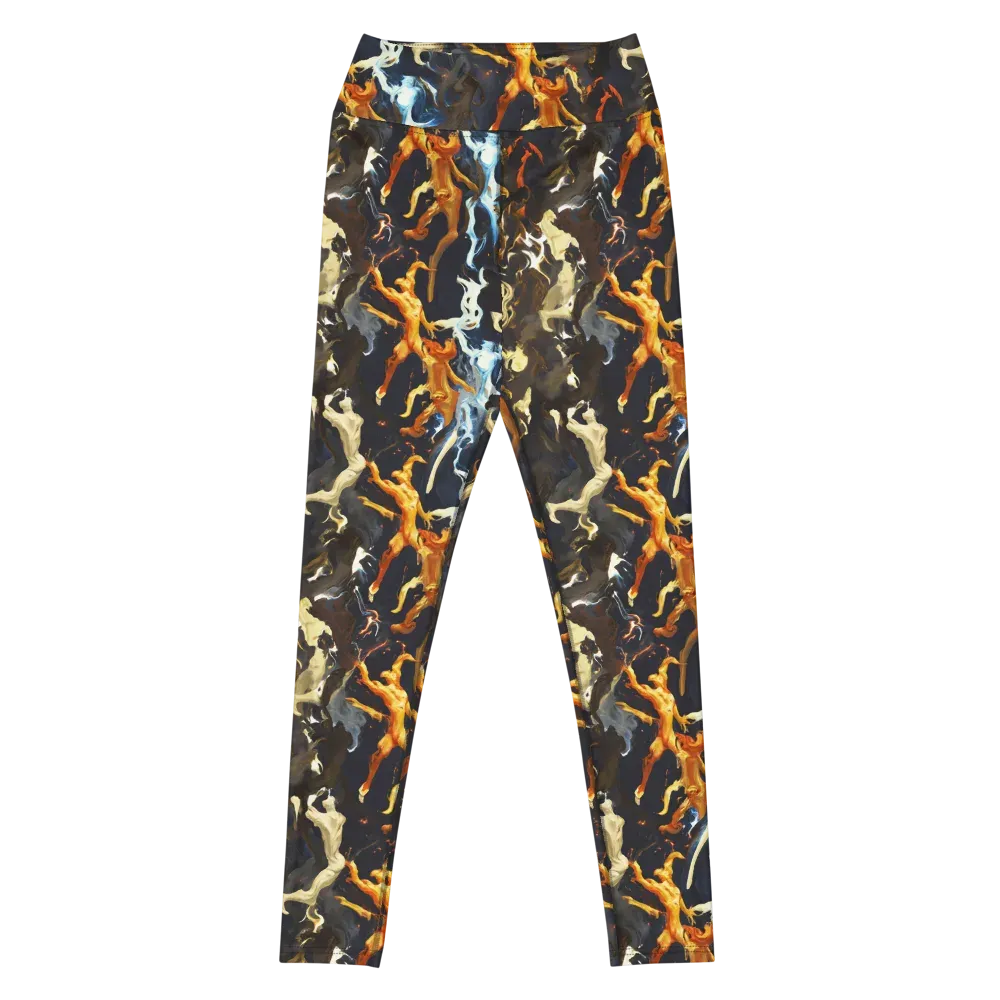 Ember Apparitions on Yoga Leggings — Front