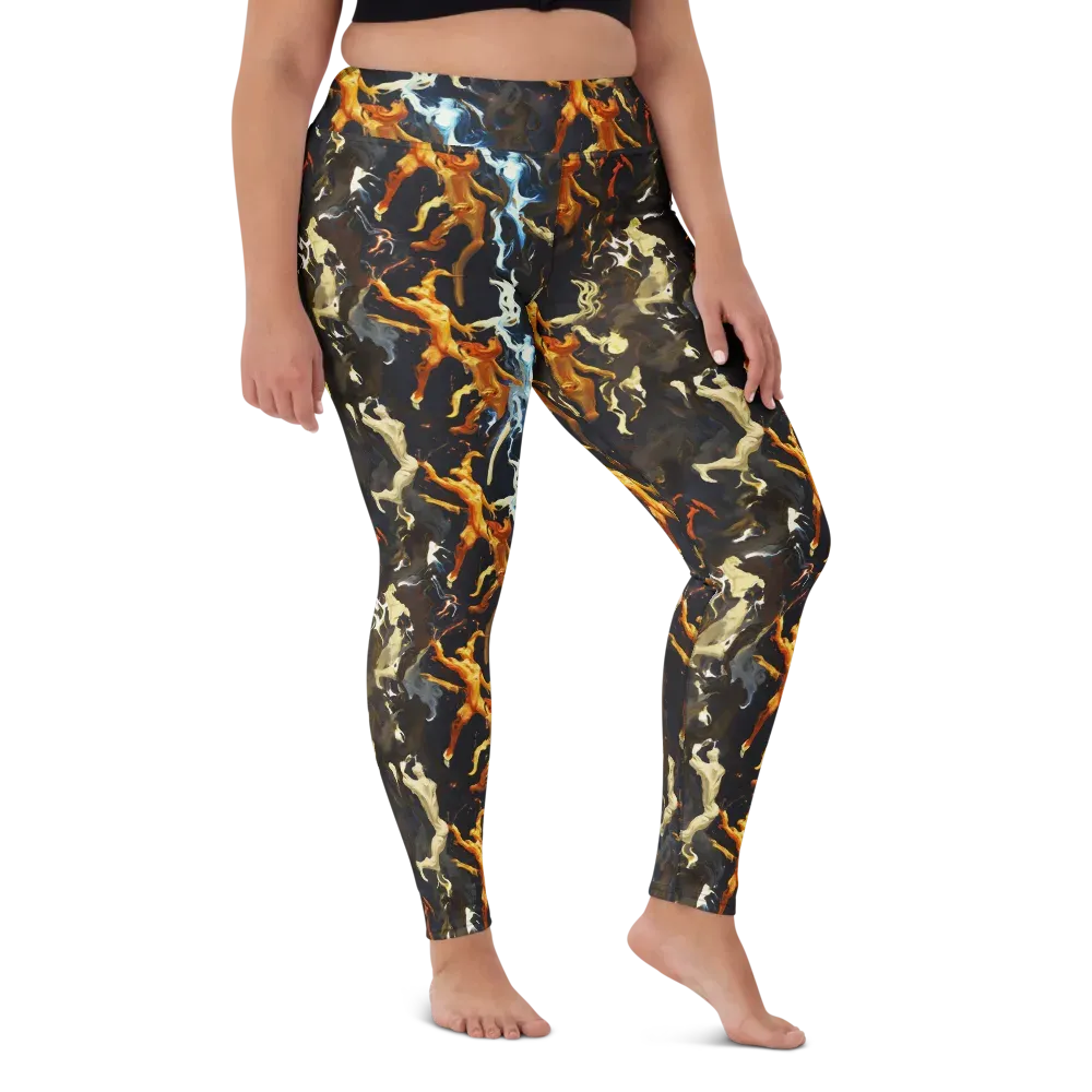 Ember Apparitions on Yoga Leggings — Front