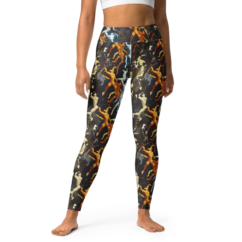 Ember Apparitions on Yoga Leggings — Front