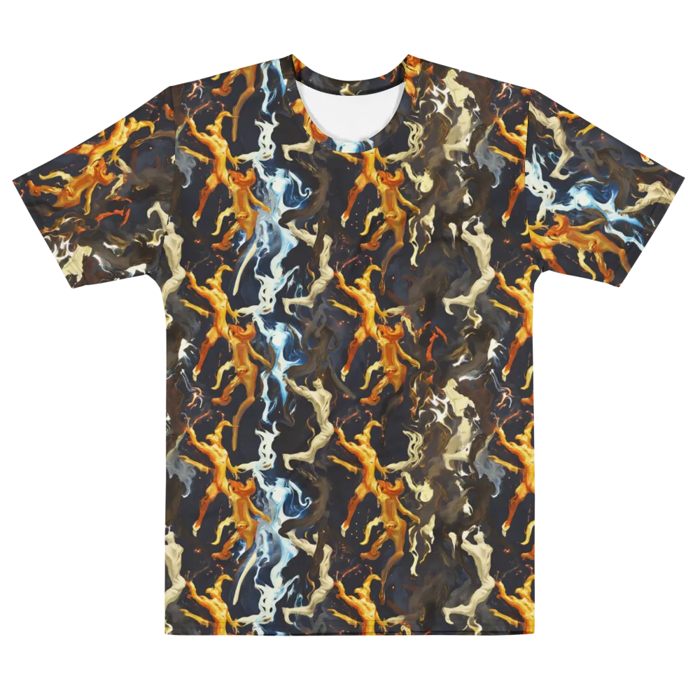 Ember Apparitions on Men's Cotton Crew Neck T-Shirt — Front