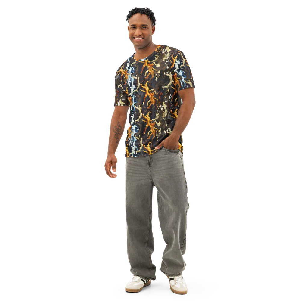 Ember Apparitions on Men's Cotton Crew Neck T-Shirt — Front