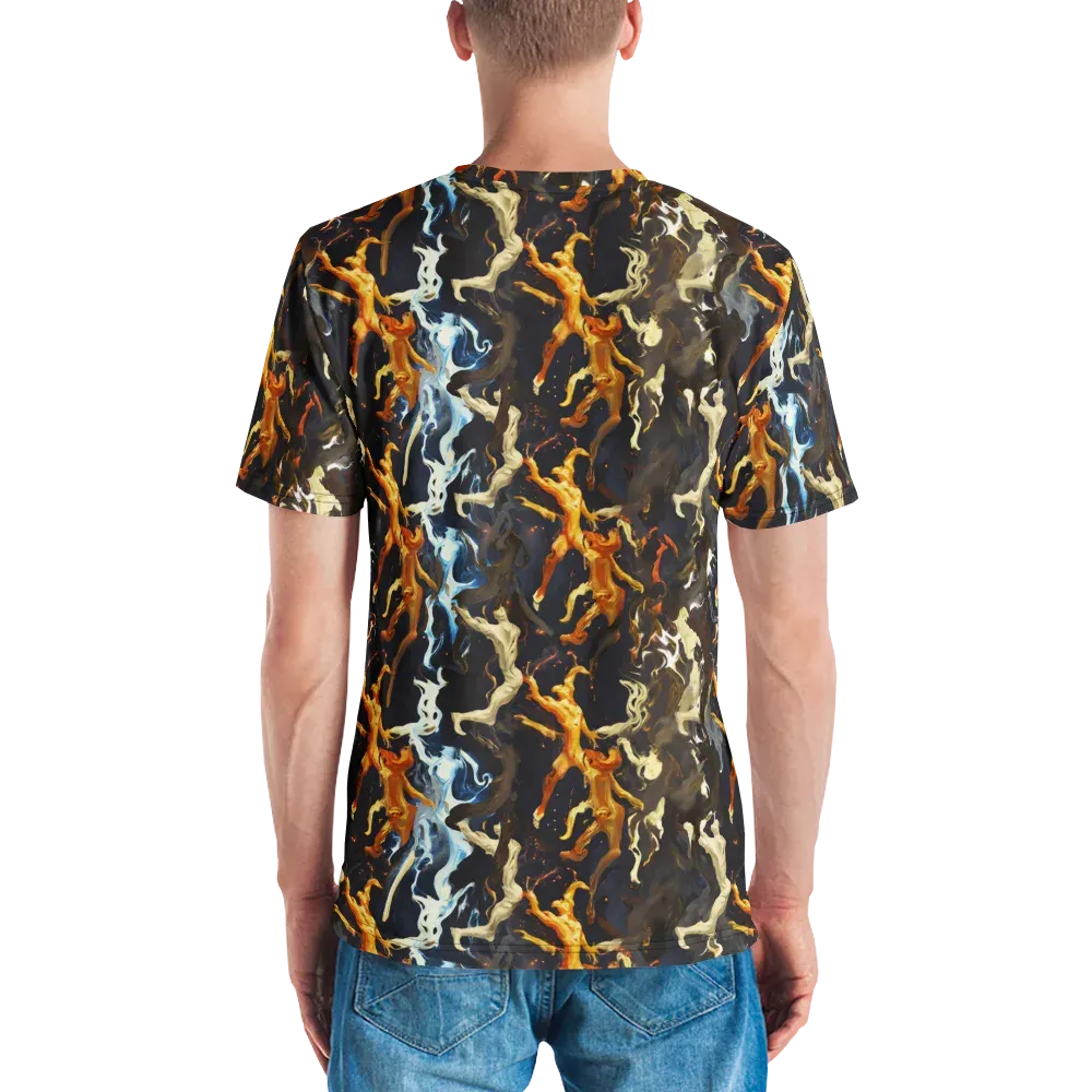 Ember Apparitions on Men's Crew Neck T-Shirt — Back