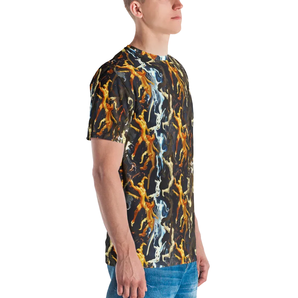 Ember Apparitions on Men's Crew Neck T-Shirt — Right