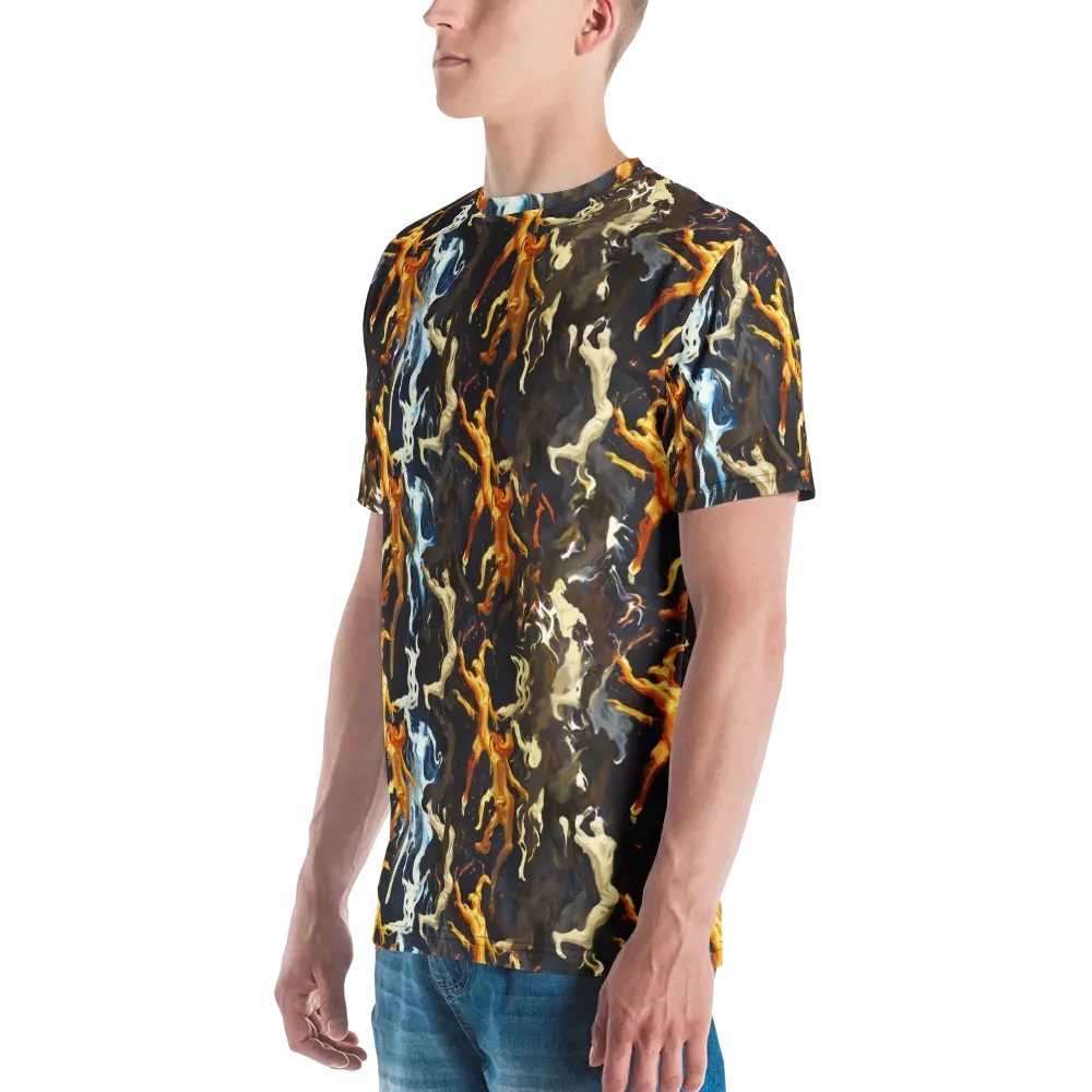 Ember Apparitions on Men's Crew Neck T-Shirt — Left