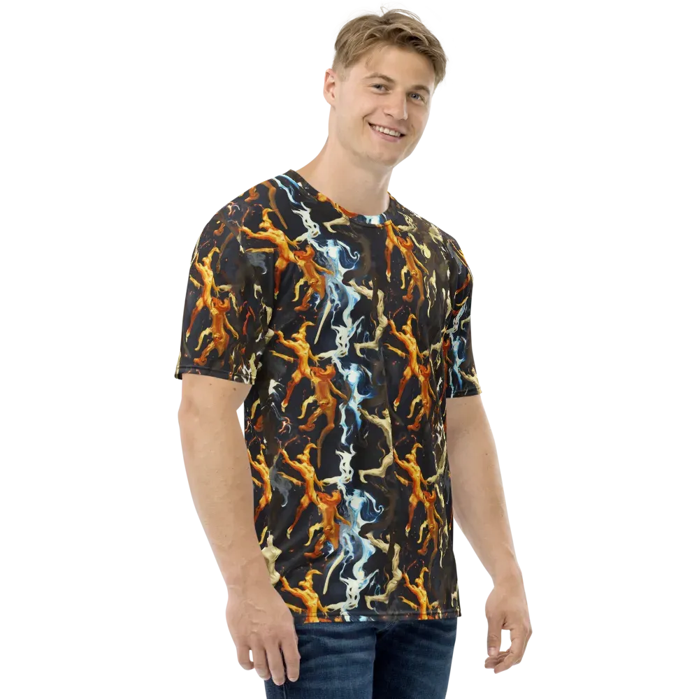 Ember Apparitions on Men's Crew Neck T-Shirt — Right