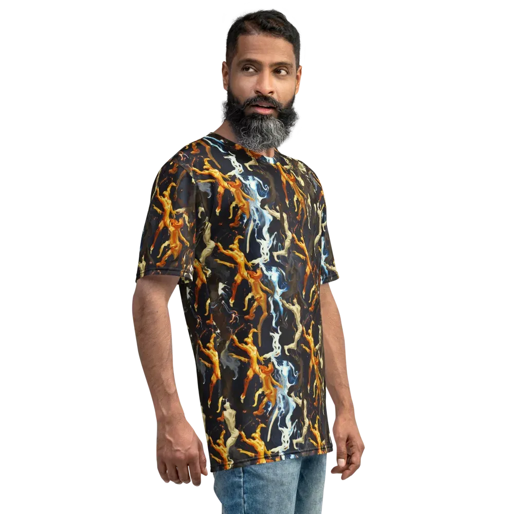 Ember Apparitions on Men's Crew Neck T-Shirt — Right