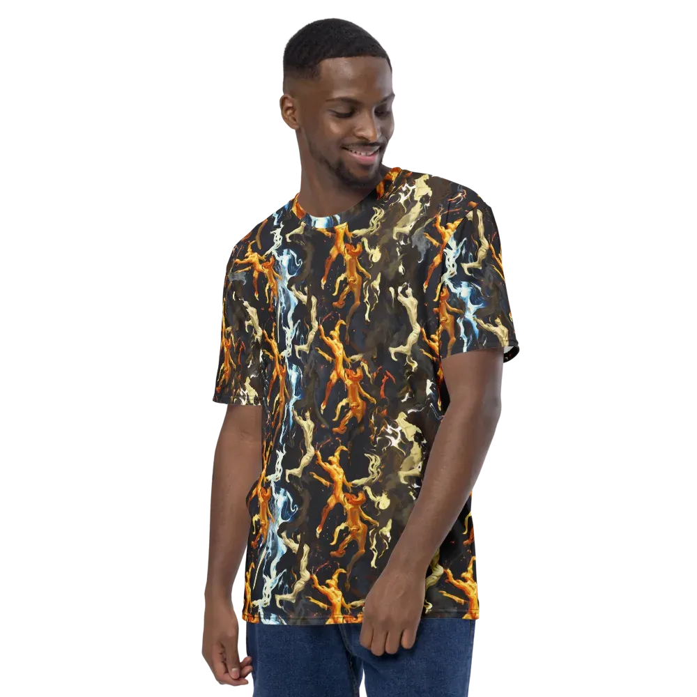 Ember Apparitions on Men's Crew Neck T-Shirt — Left