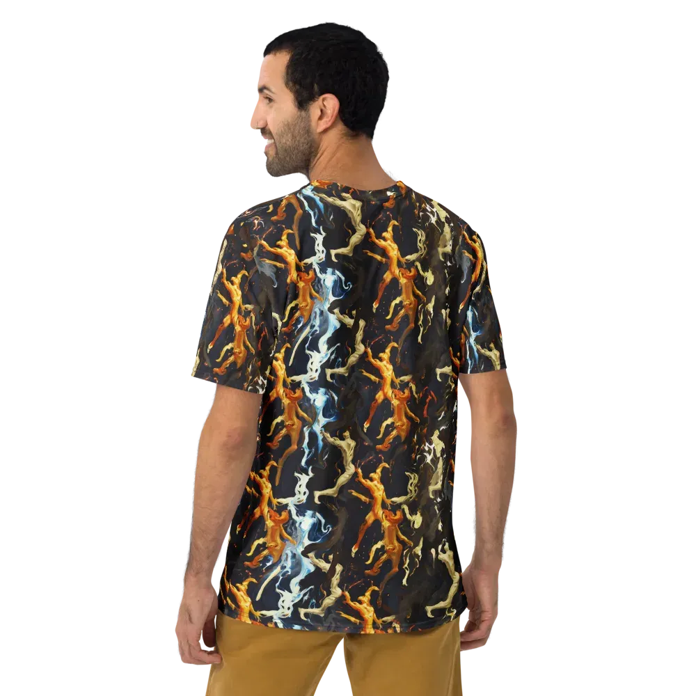 Ember Apparitions on Men's Crew Neck T-Shirt — Back