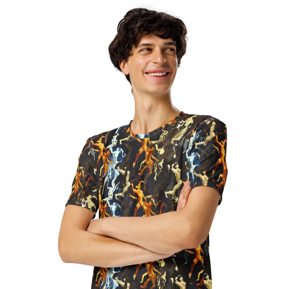 Ember Apparitions on Men's Crew Neck T-Shirt — Left Front
