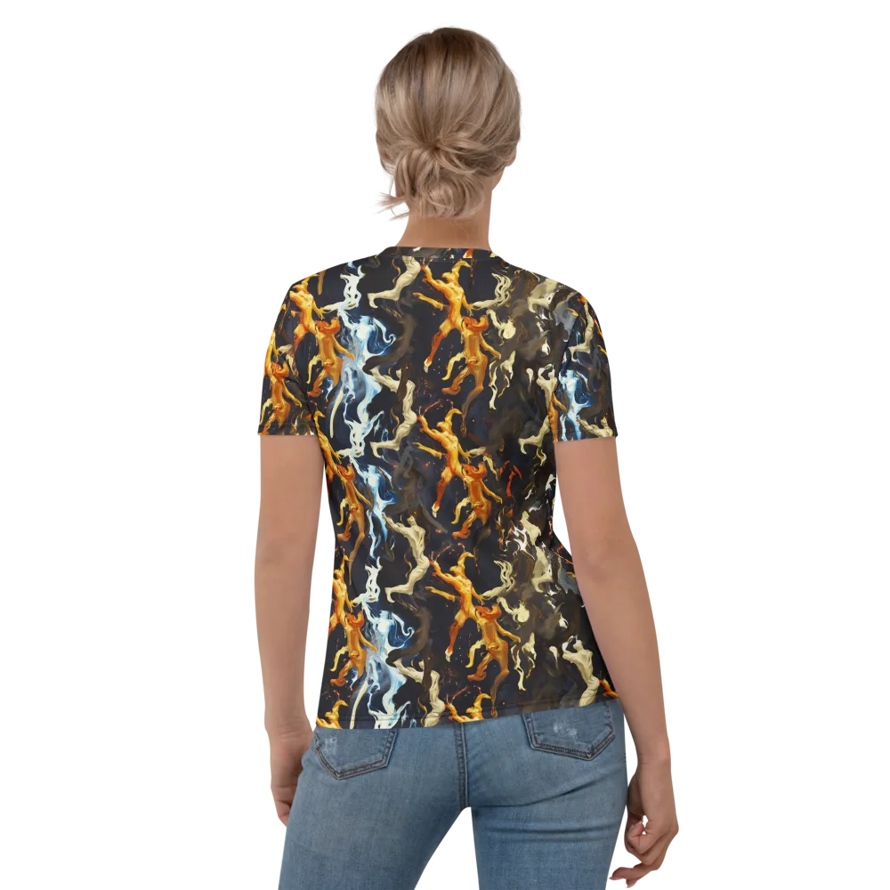 Ember Apparitions on Women's Crew Neck T-Shirt — Back