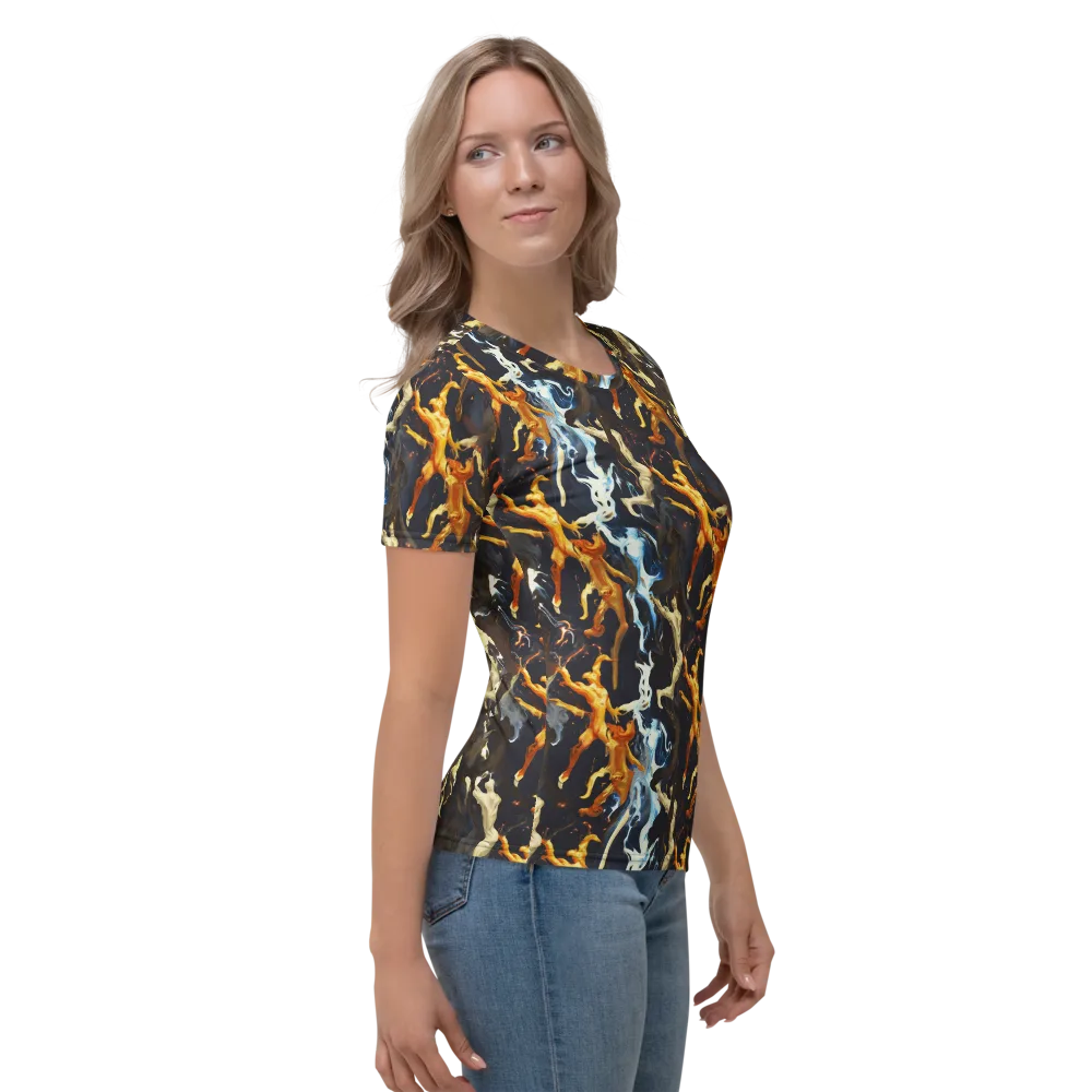 Ember Apparitions on Women's Crew Neck T-Shirt — Right