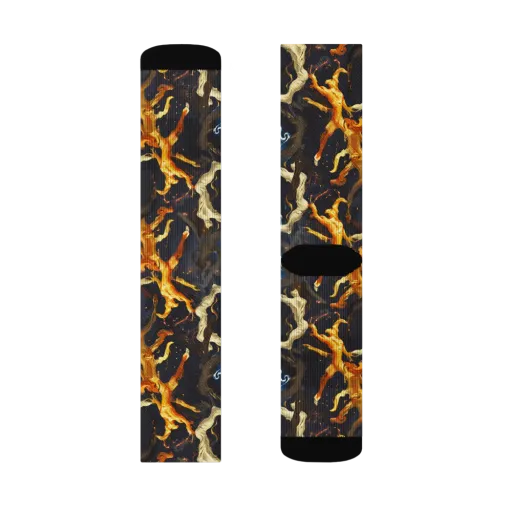 Ember Apparitions on a Socks