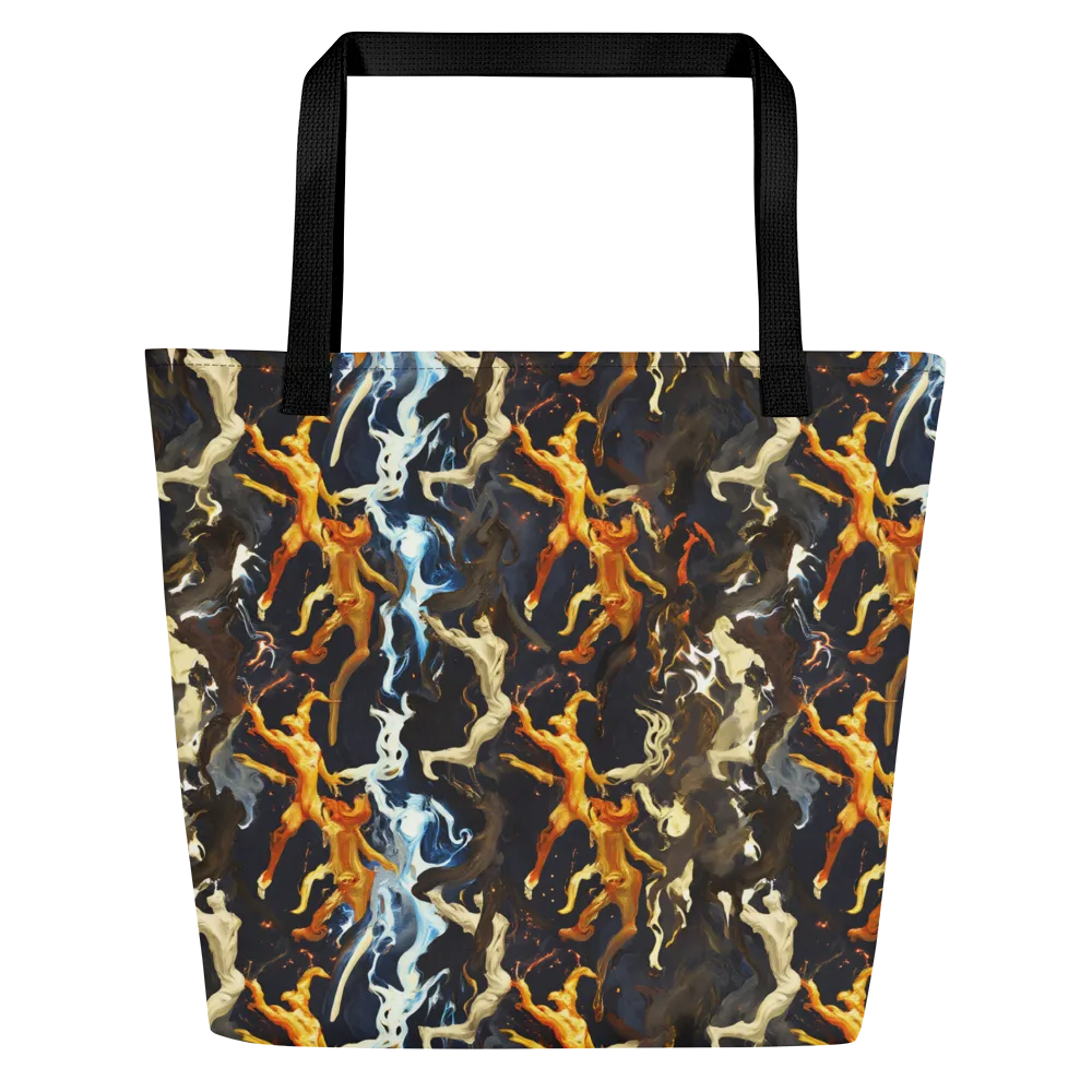 Ember Apparitions on Large Tote Bag W/ Pocket — Front