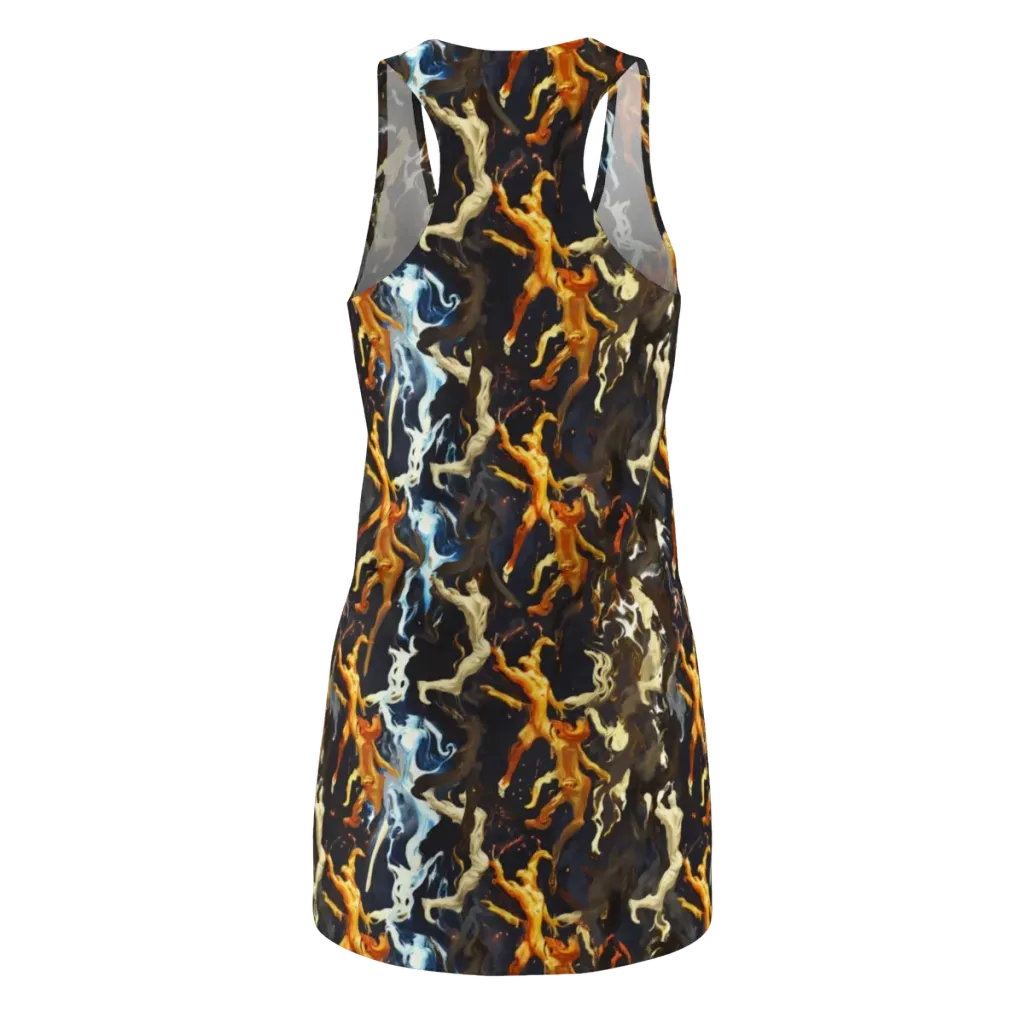 Ember Apparitions on Racerback Dress — Back