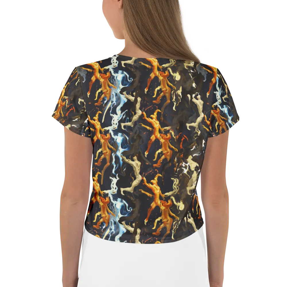 Ember Apparitions on Crop Tee — Back