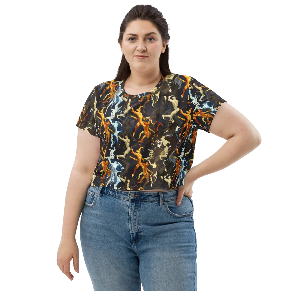 Ember Apparitions on Crop Tee — Front