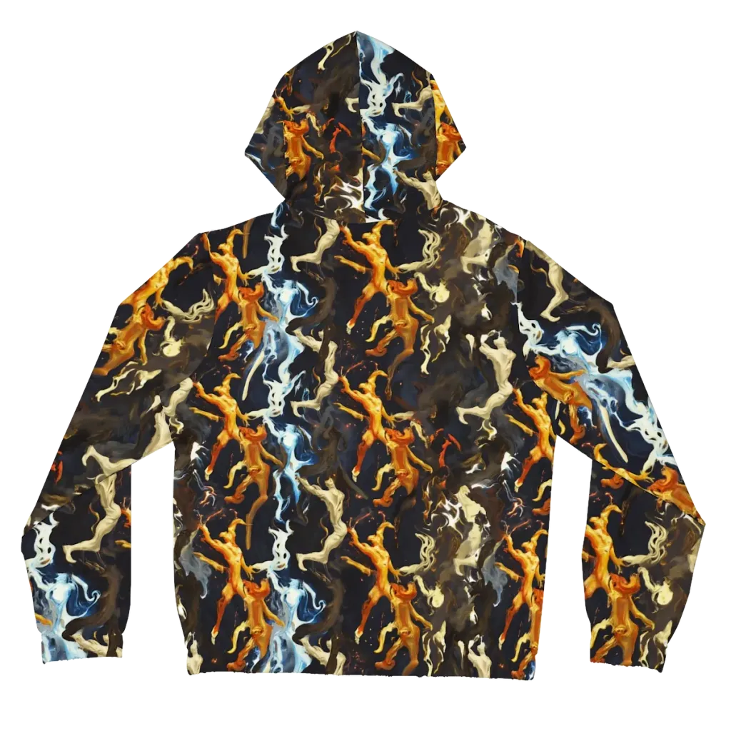 Ember Apparitions on Women's Full-Zip Hoodie — Back