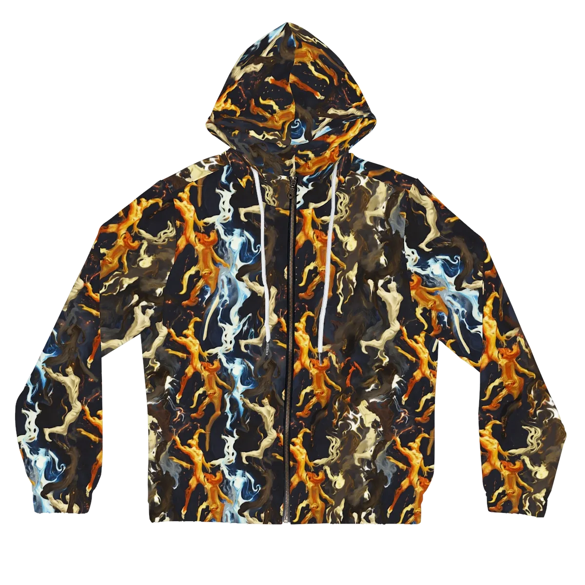 Ember Apparitions on Women's Full-Zip Hoodie — Front