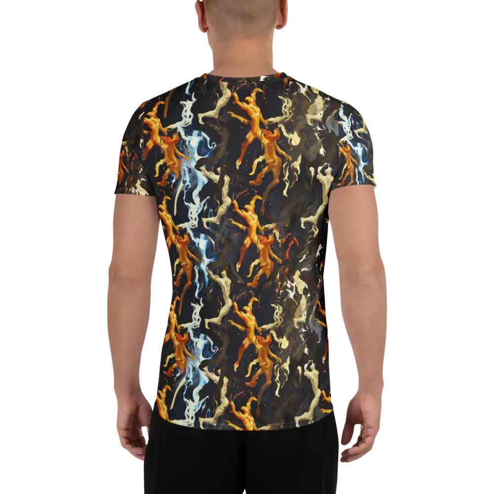 Ember Apparitions on Men's Athletic T-Shirt — Back