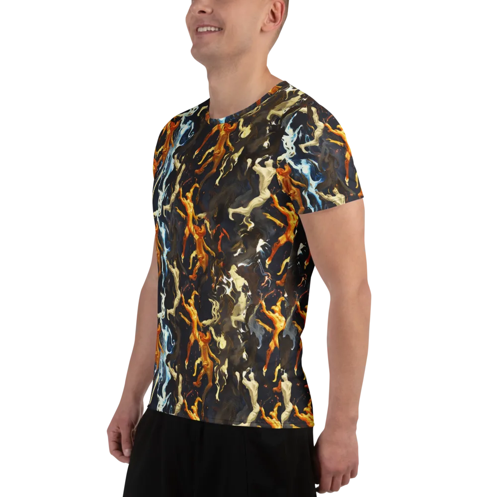 Ember Apparitions on Men's Athletic T-Shirt — Left