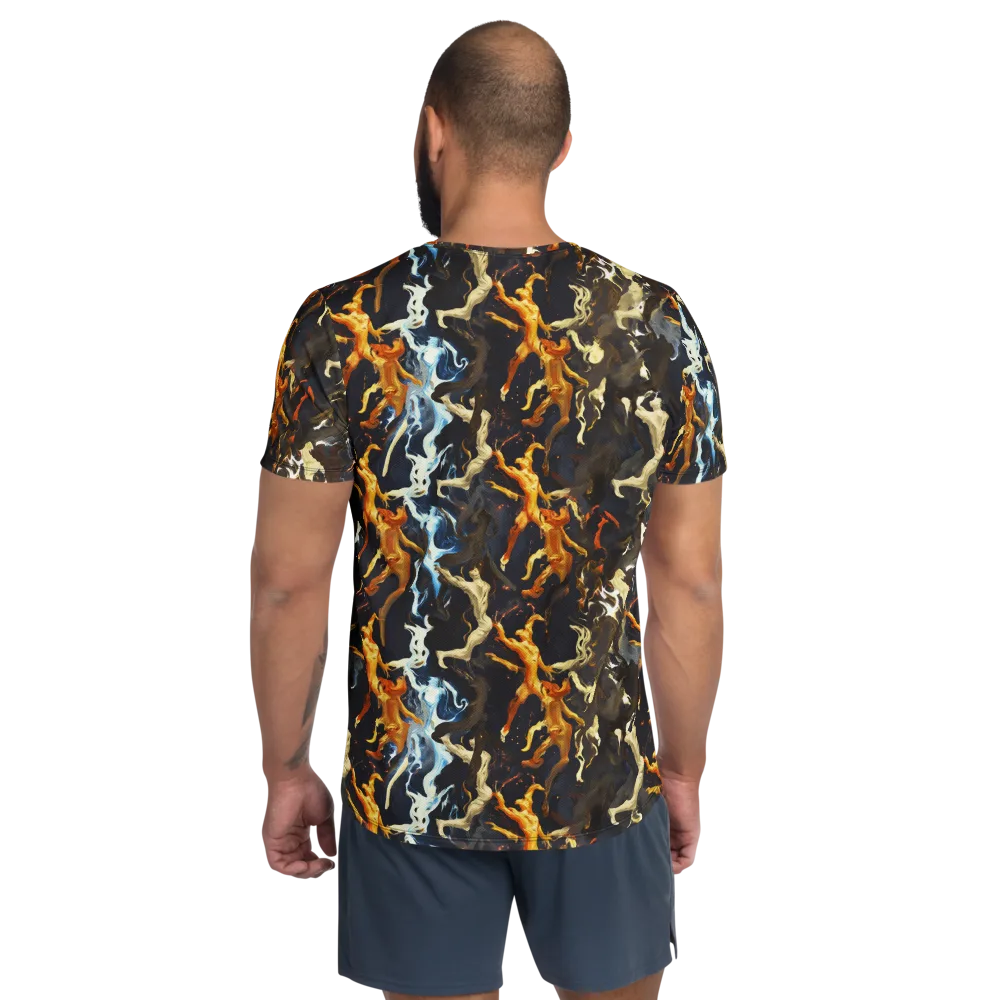 Ember Apparitions on Men's Athletic T-Shirt — Back