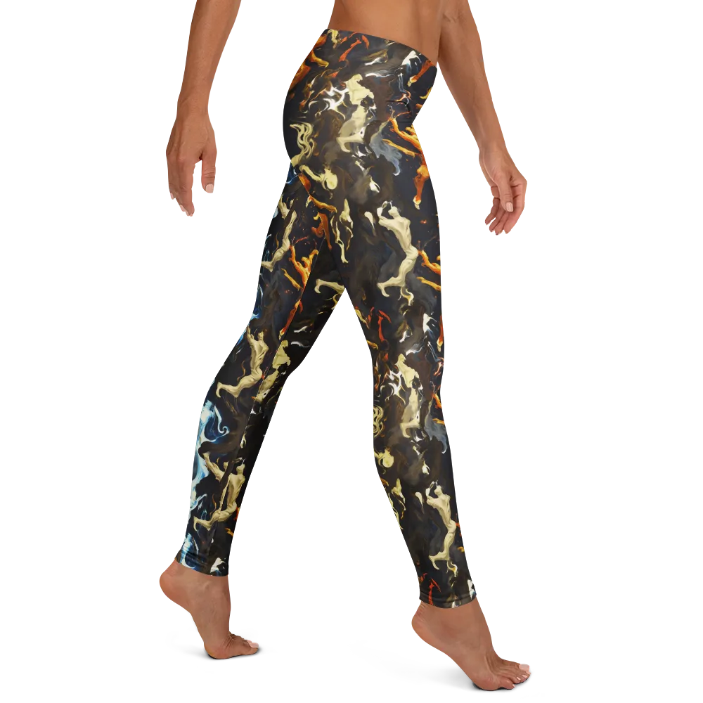 Ember Apparitions on Leggings — Right