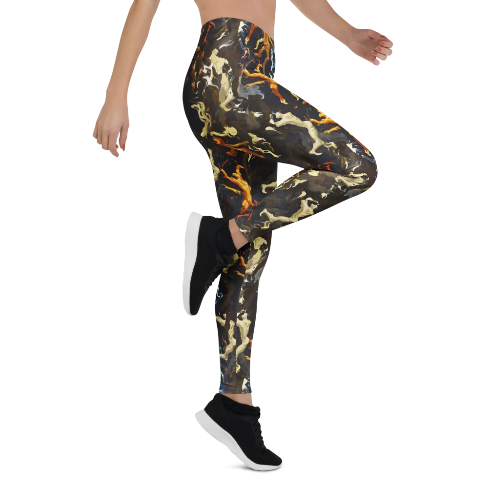 Ember Apparitions on Leggings — Right