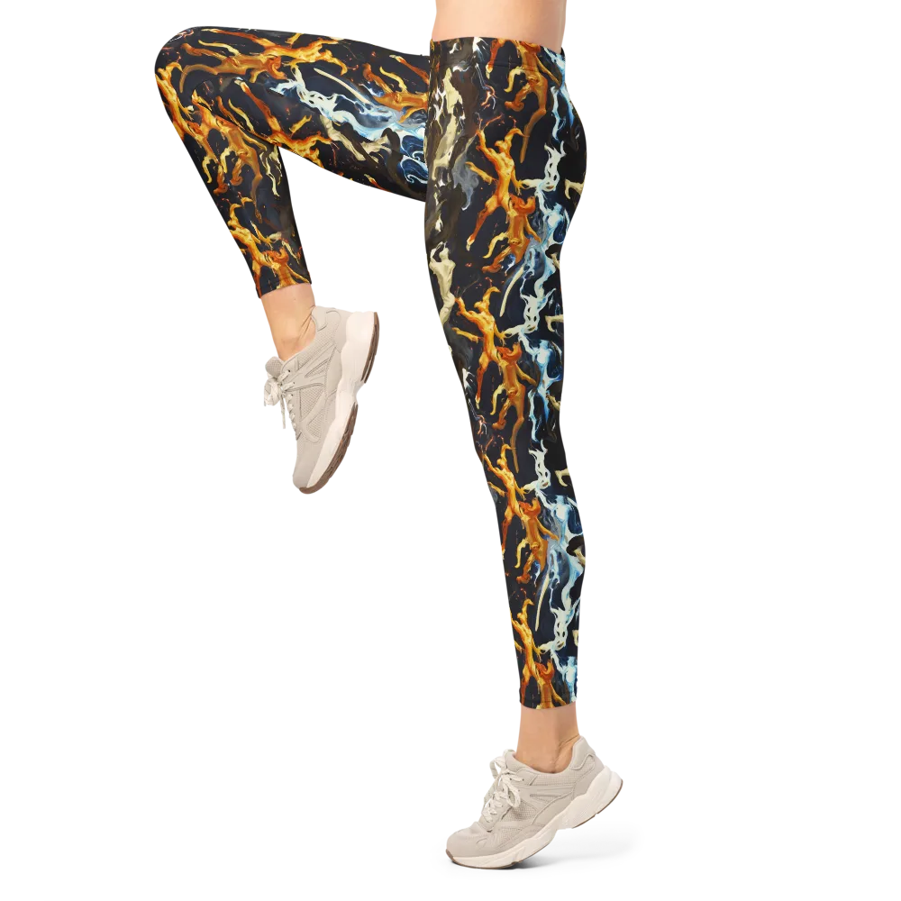 Ember Apparitions on Leggings — Left