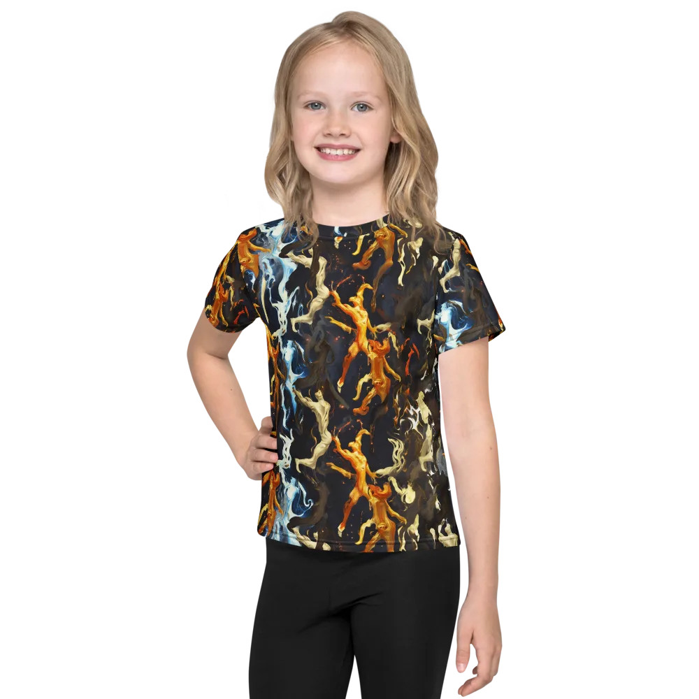 Ember Apparitions on Kids Crew Neck T-Shirt — Front