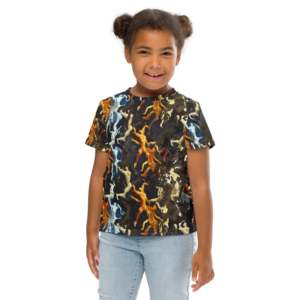 Ember Apparitions on Kids Crew Neck T-Shirt — Front