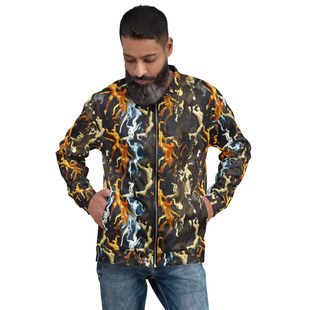 Ember Apparitions on Bomber Jacket — Front