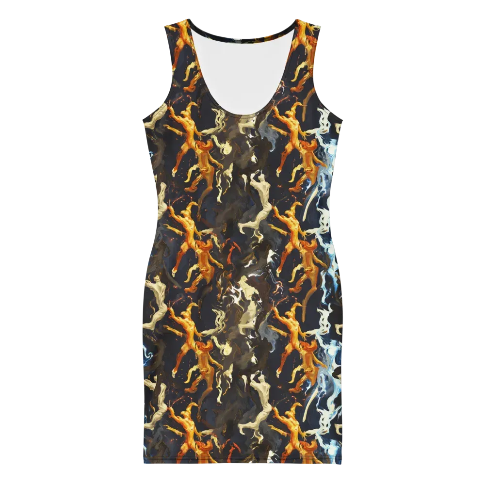 Ember Apparitions on Bodycon Dress — Front