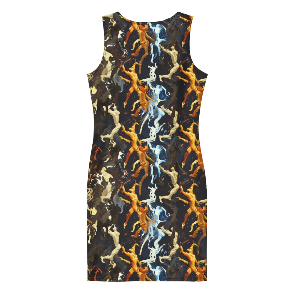 Ember Apparitions on Bodycon Dress — Back