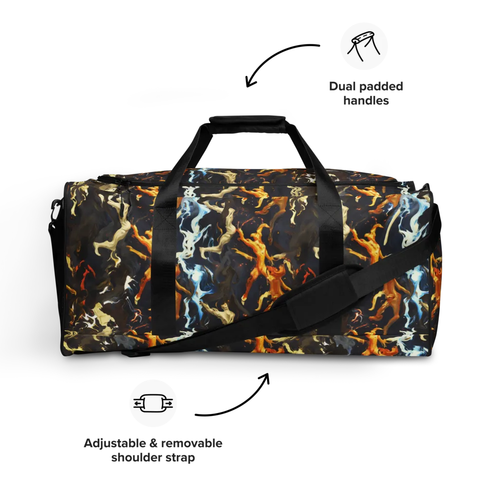 Ember Apparitions on Duffle Bag — Front