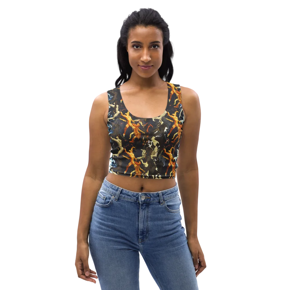 Ember Apparitions on Crop Top — Front