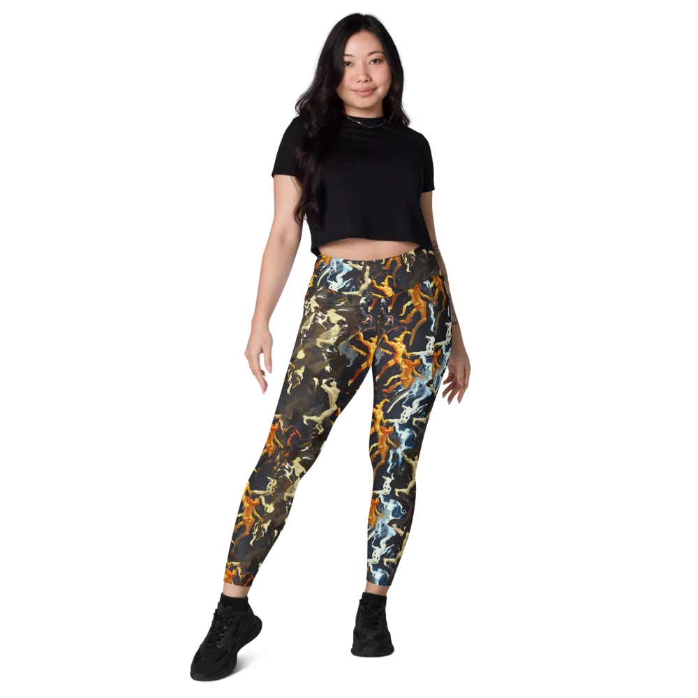 Ember Apparitions on Leggings with Pockets — Front
