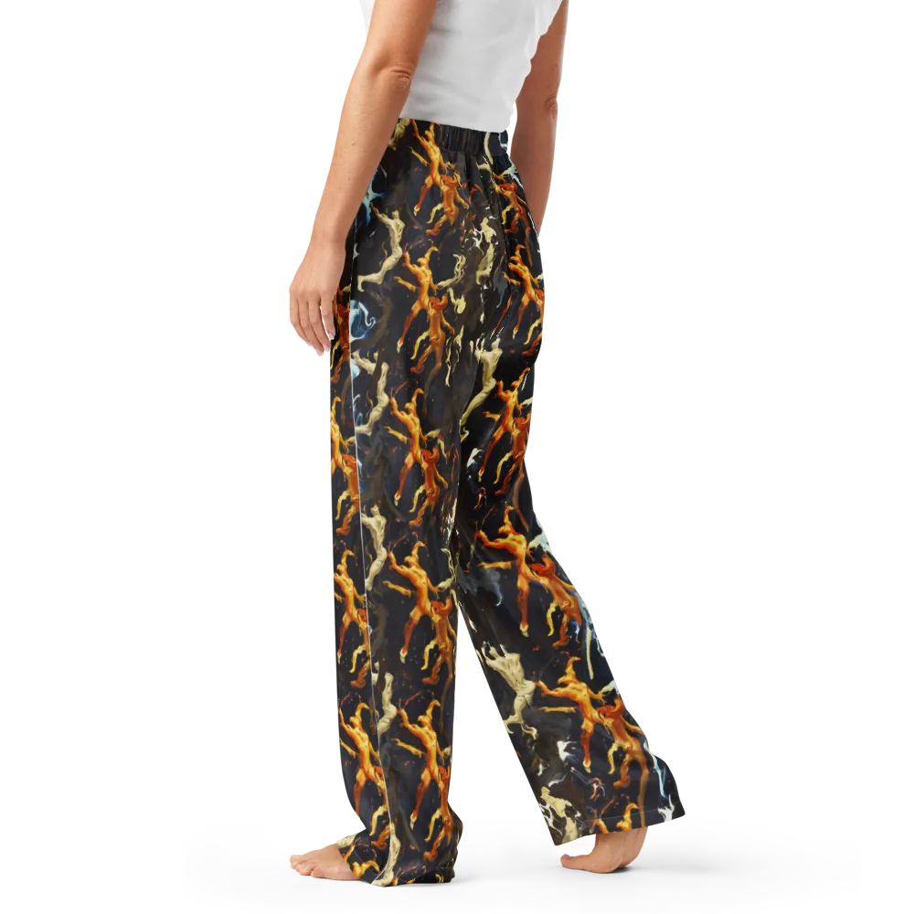 Ember Apparitions on Women's Pajama Pants — Left