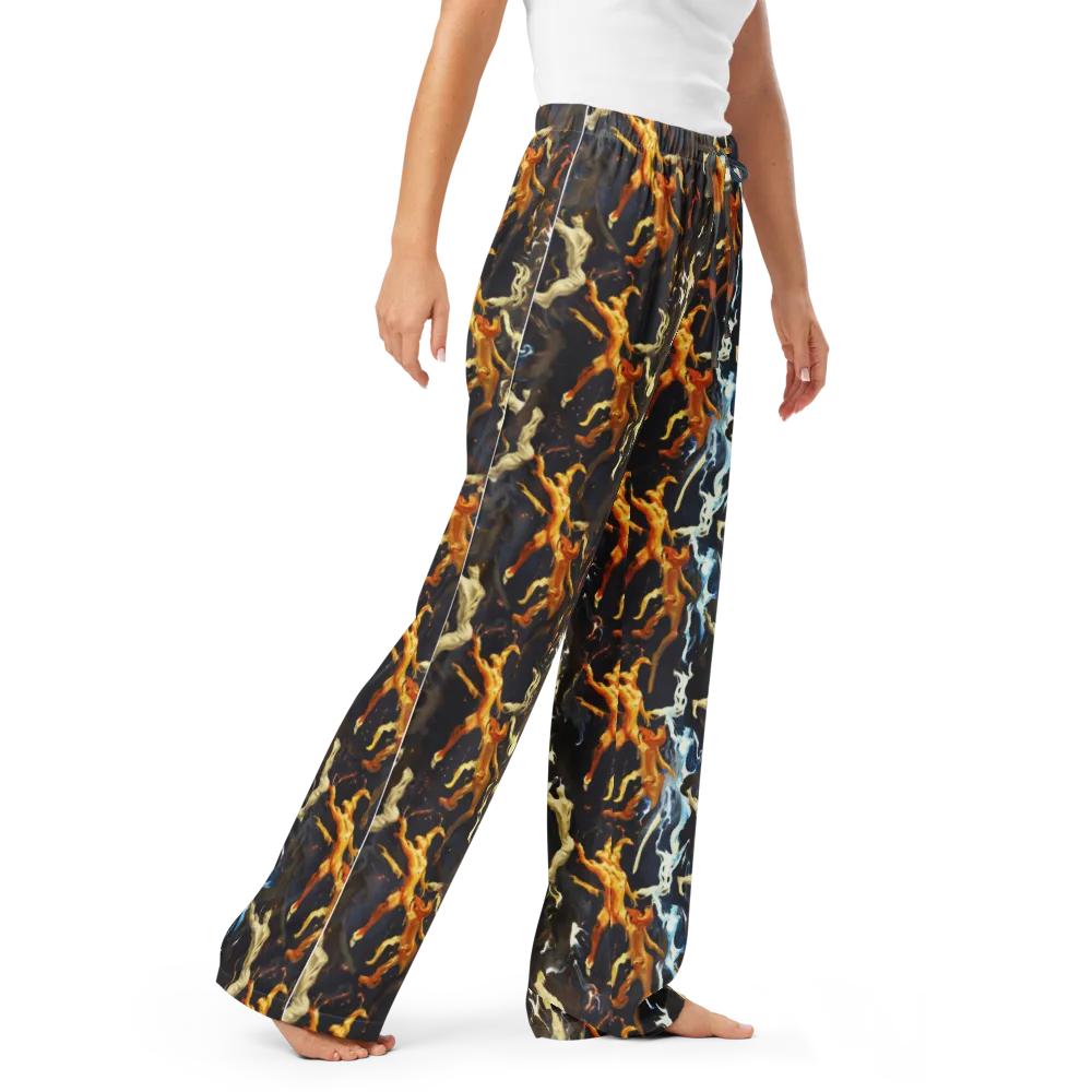 Ember Apparitions on Women's Pajama Pants — Right Front