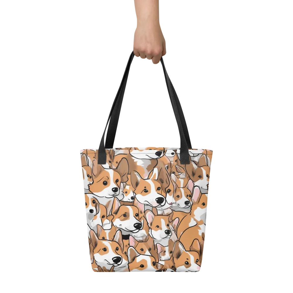 Corgi Couture on Tote Bag — Front