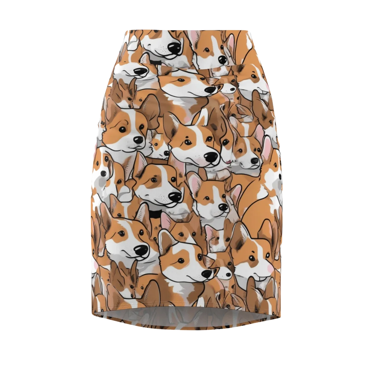 Corgi Couture on Pencil Skirt — Front