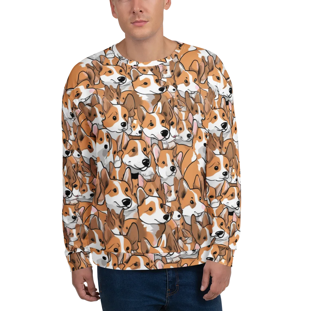 Corgi Couture on Sweatshirt — Front