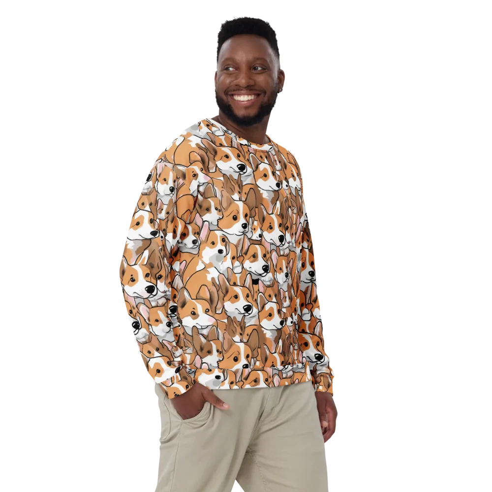 Corgi Couture on Sweatshirt — Front