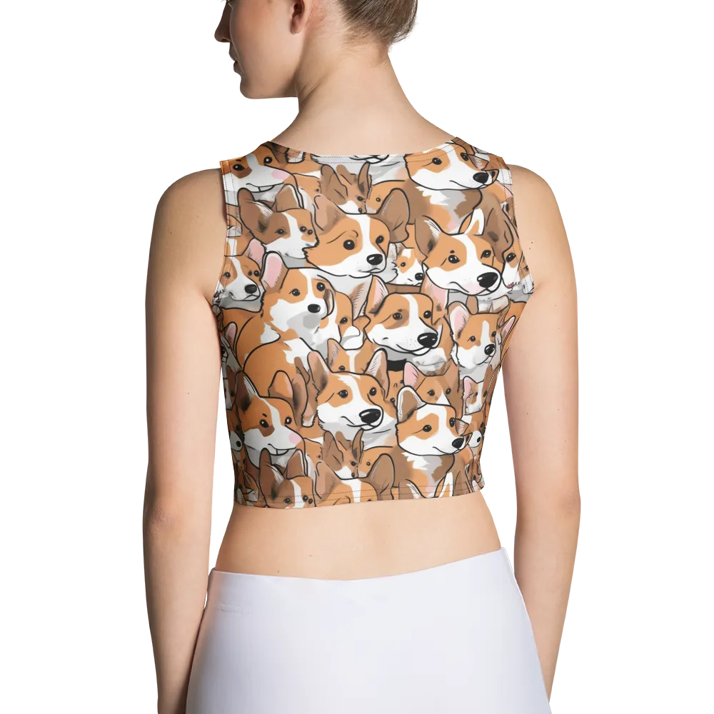 Corgi Couture on Crop Top — Back