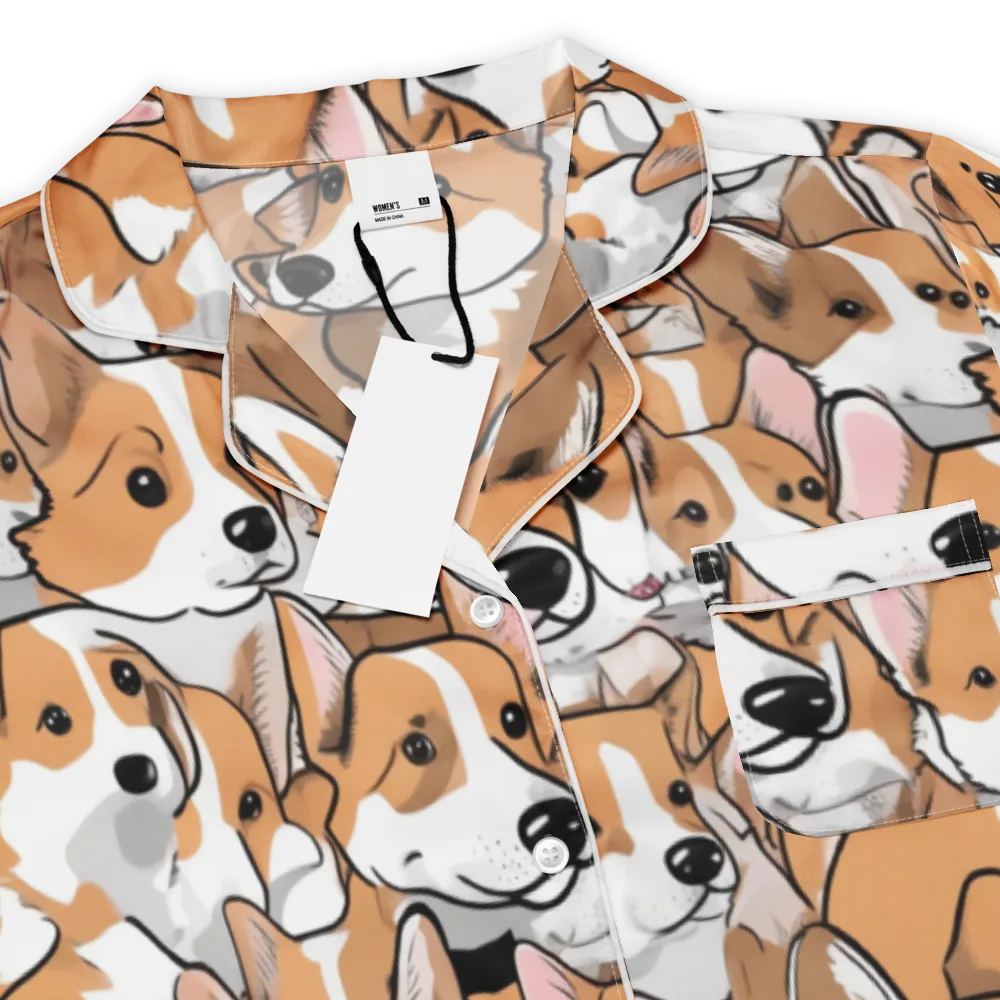 Corgi Couture on Women's Short Sleeve Pajama Top — Product details