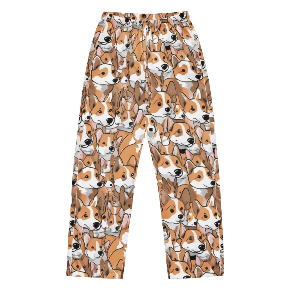 Corgi Couture on Women's Pajama Pants — Front