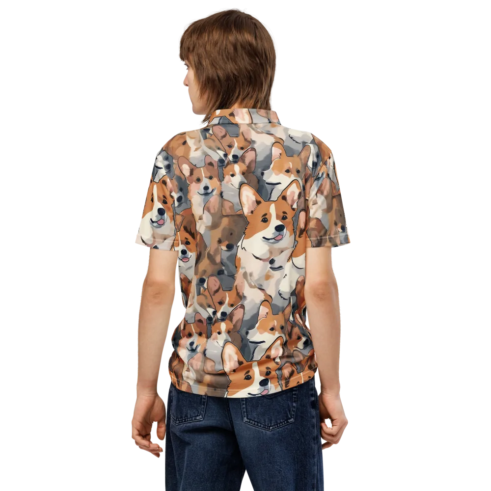 Pembroke Parade on Men's Slim Fit Polo Shirt — Back