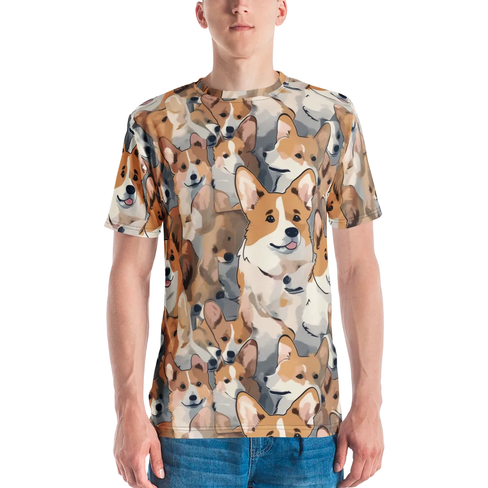 Pembroke Parade on Men's Crew Neck T-Shirt — Front