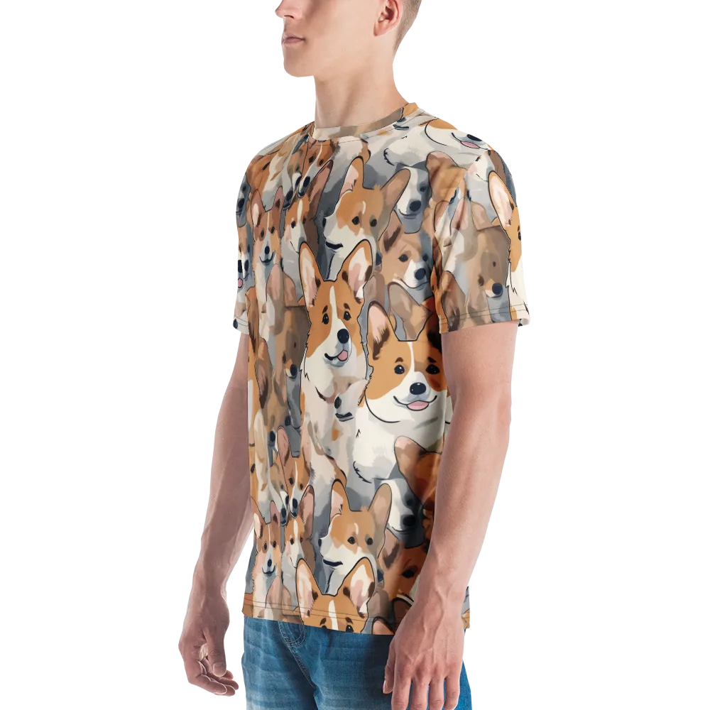 Pembroke Parade on Men's Crew Neck T-Shirt — Left